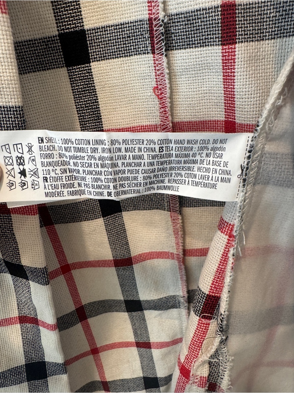 NWOT English Factory Plaid Longline Blazer Jacket | Small - Picture 8 of 9